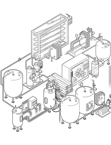 Swjal Water Treatment Skid Drawing